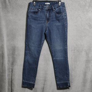 Good American Women's Skinny Jeans - Dark Blue